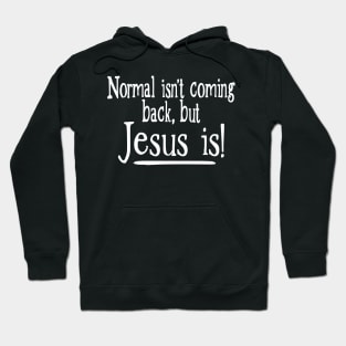 Normal Isn't Coming Back But Jesus Is Hoodie